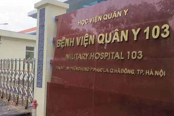 Bệnh viện nam học Hà Nội uy tín - Bệnh viện Quân y 103