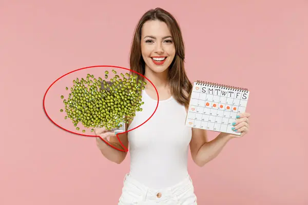 Cách làm kinh nguyệt đến muộn với đậu xanh