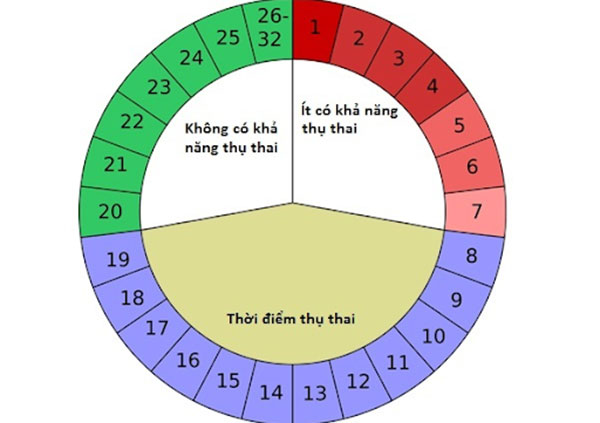 Cách tính chu kỳ kinh nguyệt để sinh con theo ý muốn dựa trên chu kỳ kinh nguyệt