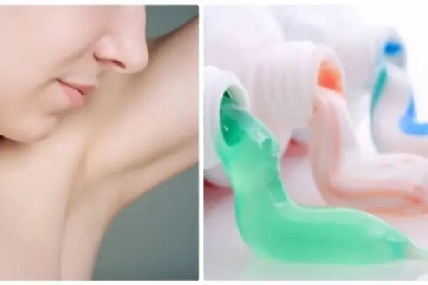 Cách trị hôi nách tại nhà bằng kem đánh răng