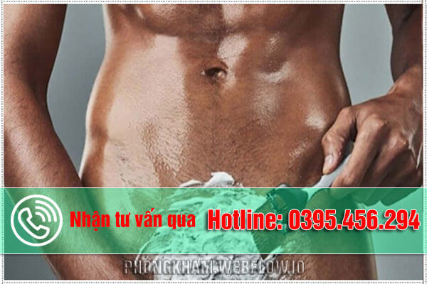 Cạo lông vùng kín nam có ảnh hưởng gì không?
