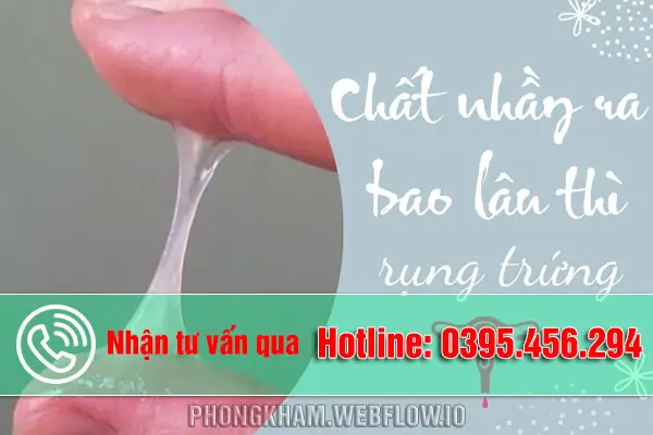 Chất nhầy ra bao lâu thì trứng rụng