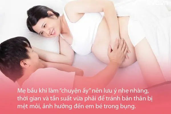 Lưu ý cần biết để ân ái khi mang thai được an toàn