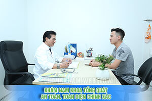 Khám nam khoa tổng quát, an toàn, toàn diện chính xác chỉ 280k