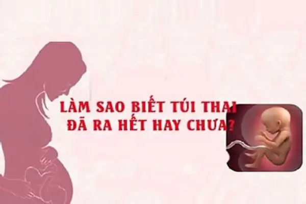 Nhận biết túi thai đã ra ngoài hay chưa thông qua việc thăm khám