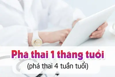 Phá thai 1 tháng có ảnh hưởng gì không? Bs Trần Thị Thành giải đáp