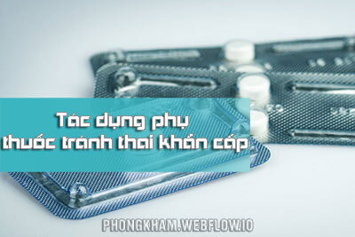 Tác dụng phụ của thuốc tránh thai khẩn cấp