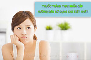 Hướng dẫn uống thuốc tránh thai khẩn cấp của BS CKI Trần Thị Thành