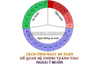 Ngày an toàn là gì cách tính ngày an toàn để quan hệ tránh thai, mang thai