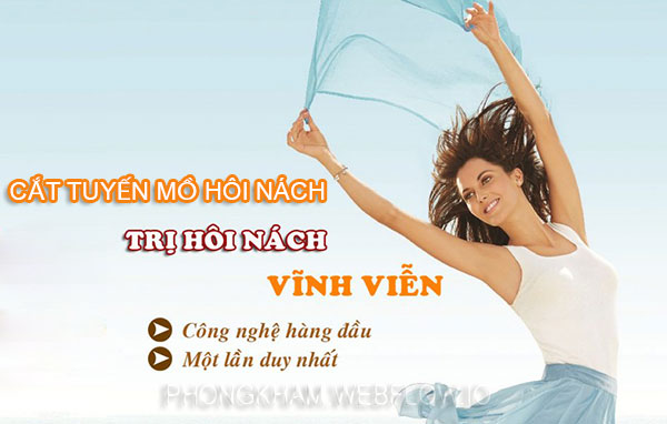 Cắt tuyến mồ hôi nách bao nhiêu tiền ở đâu Bệnh viện hay phòng khám tại Hà Nội?