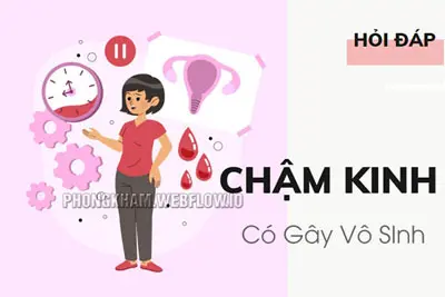 Chậm kinh có gây vô sinh không? BS Trần thị Thành giải đáp
