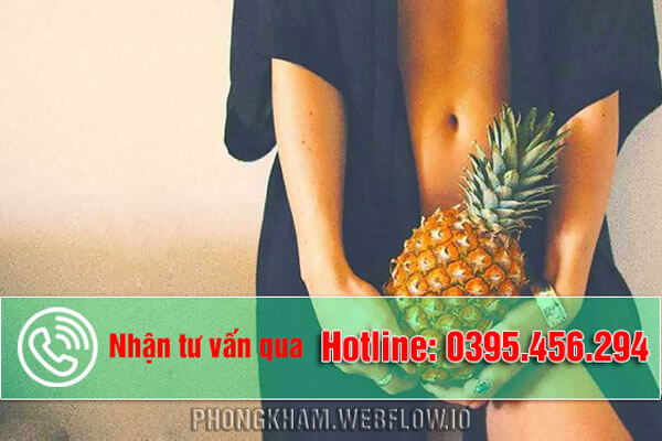 Dứa mang đến hương thơm ngọt ngào nhưng cũng rất quyến rũ cho vùng nhạy cảm