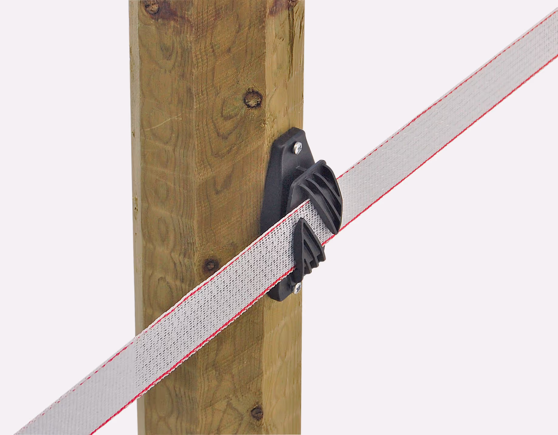 Wood Post Wide-Tape Insulator