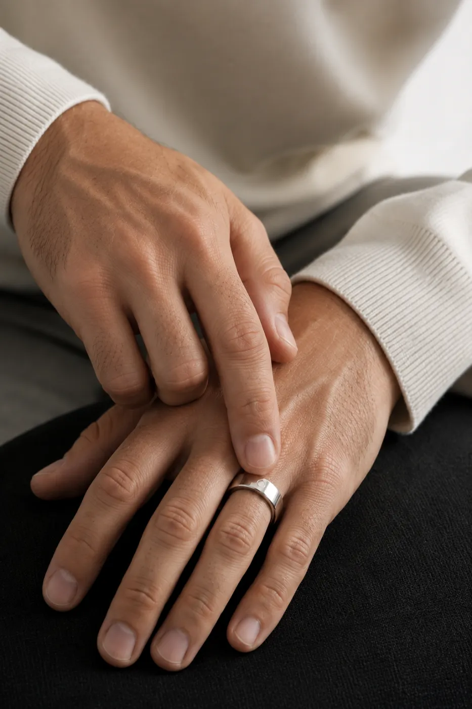 Person wearing Circular Ring 2