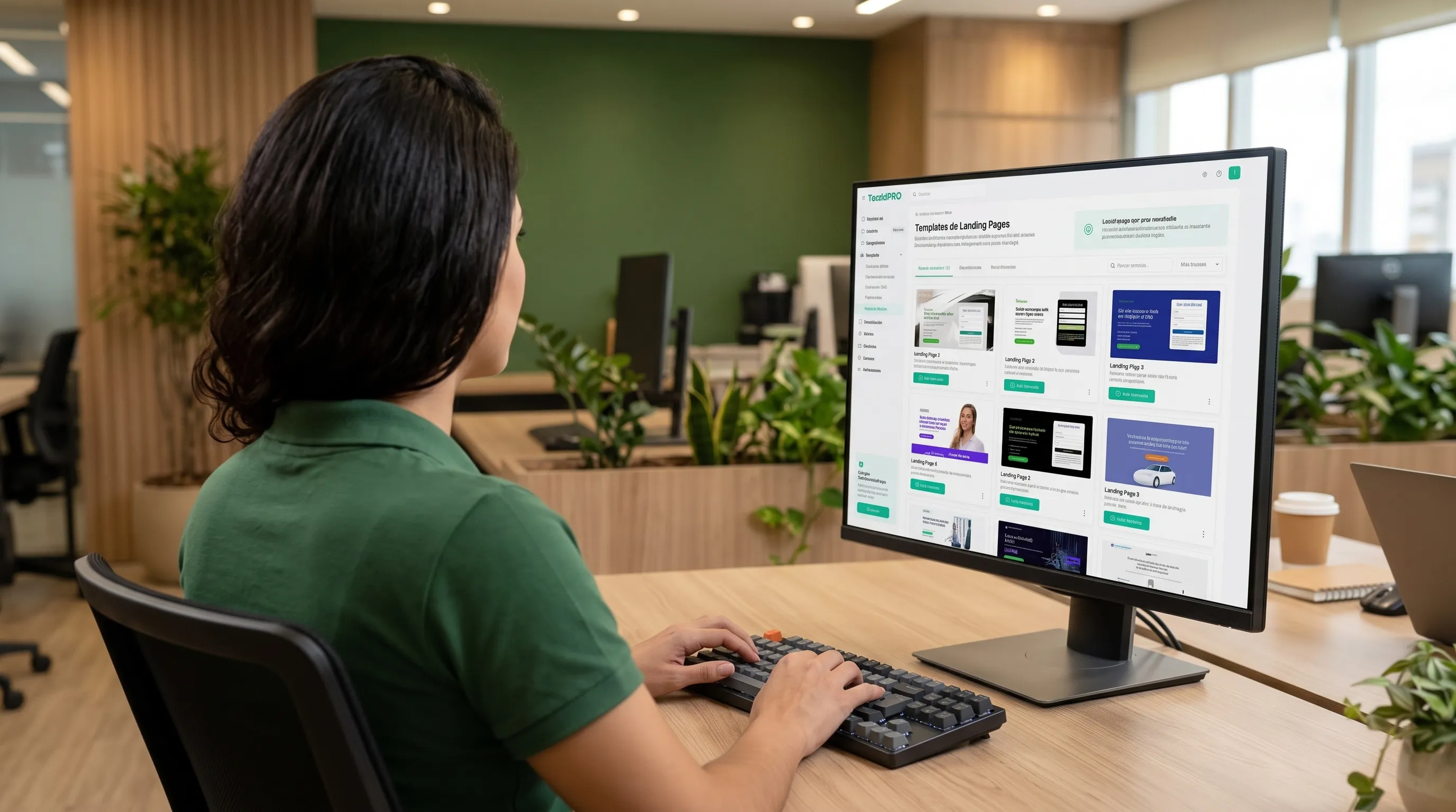 Galeria de landing pages prontas no marketing digital do BaetaPRO