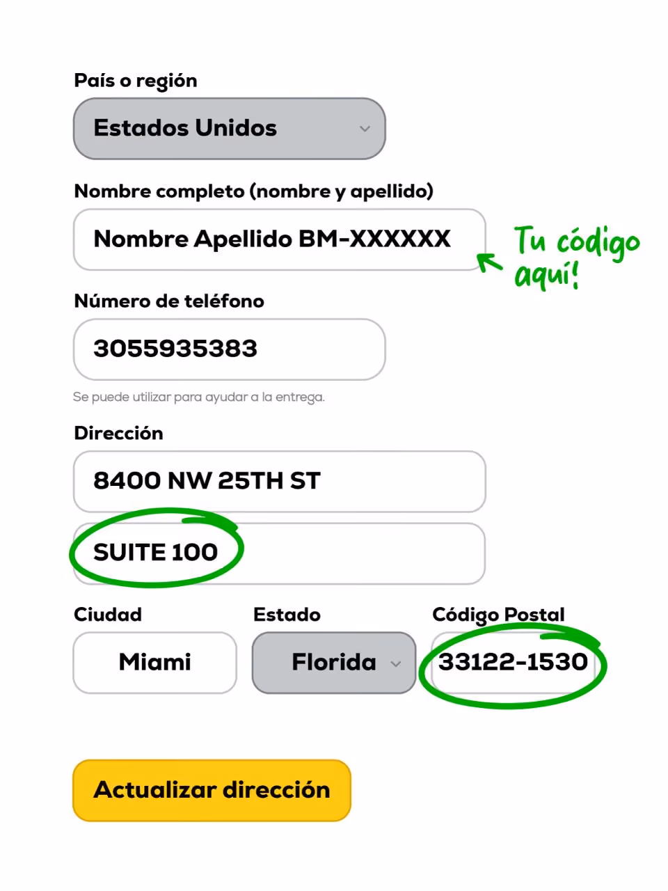 Compra en Estados Unidos, Europa y Colombia