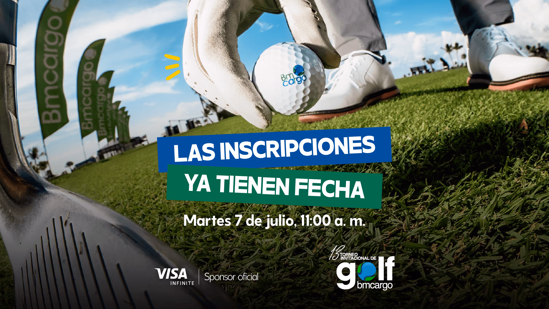 Save the date torneo de golf bmcargo