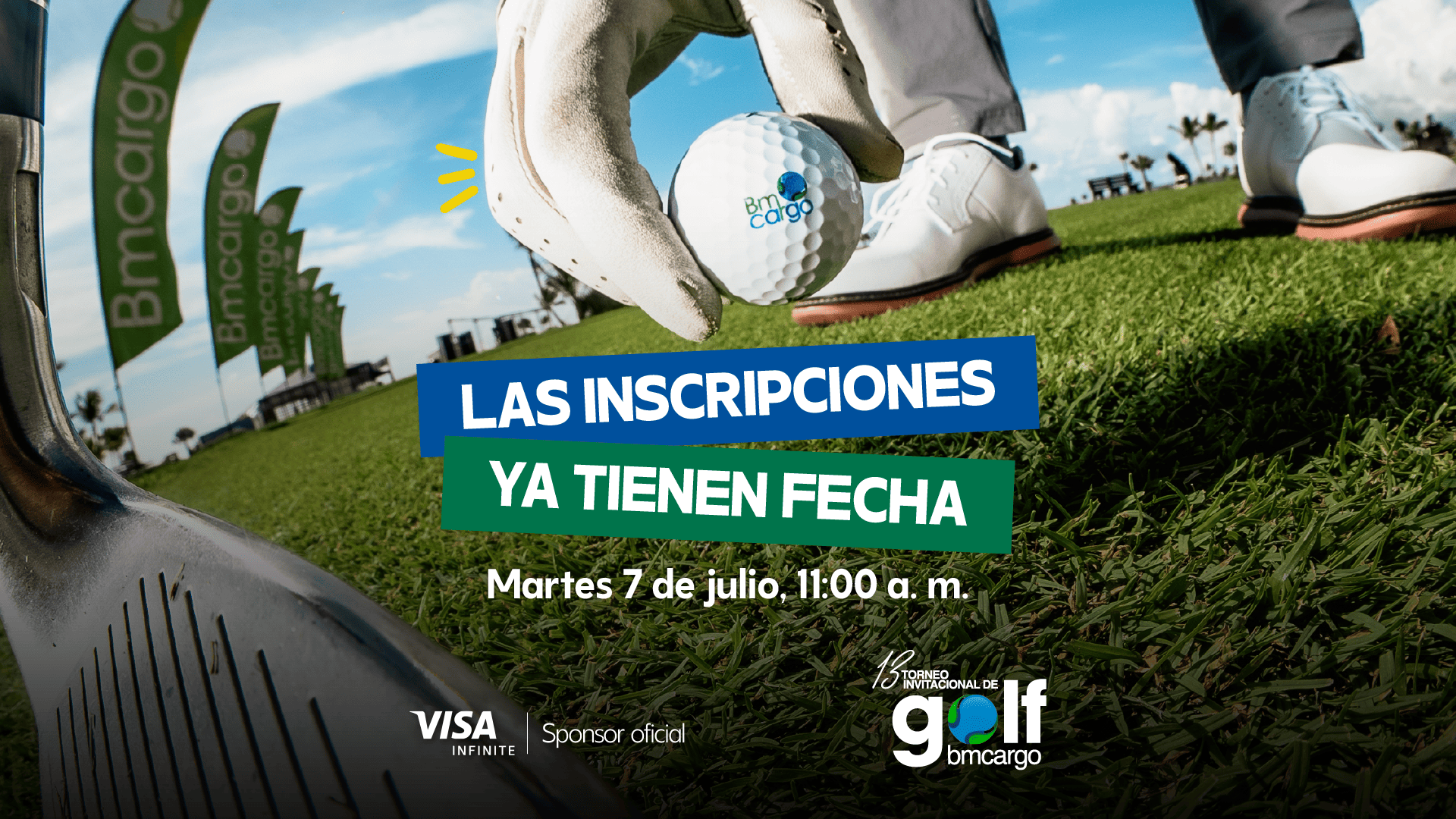Save the date torneo de golf bmcargo
