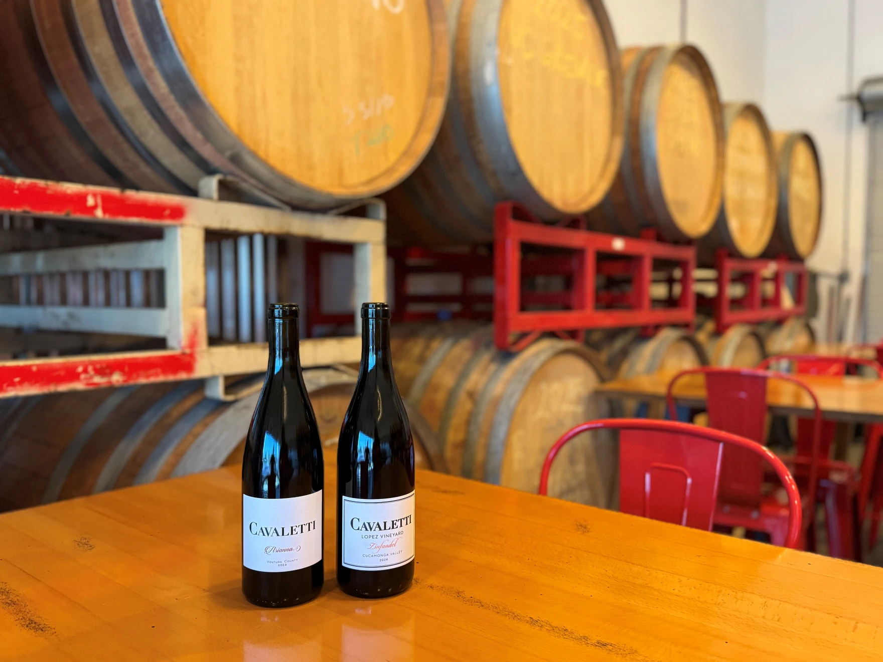 Wine tasting at Cavaletti Vineyards