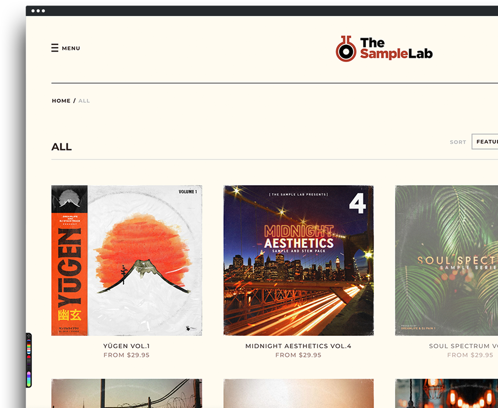 The Sample Lab Website