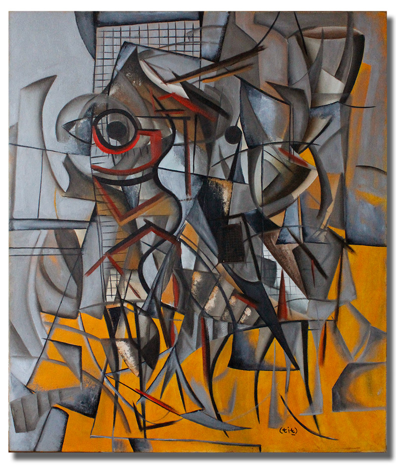 Painting, 81 w x 70 h cm, Oil on canvas