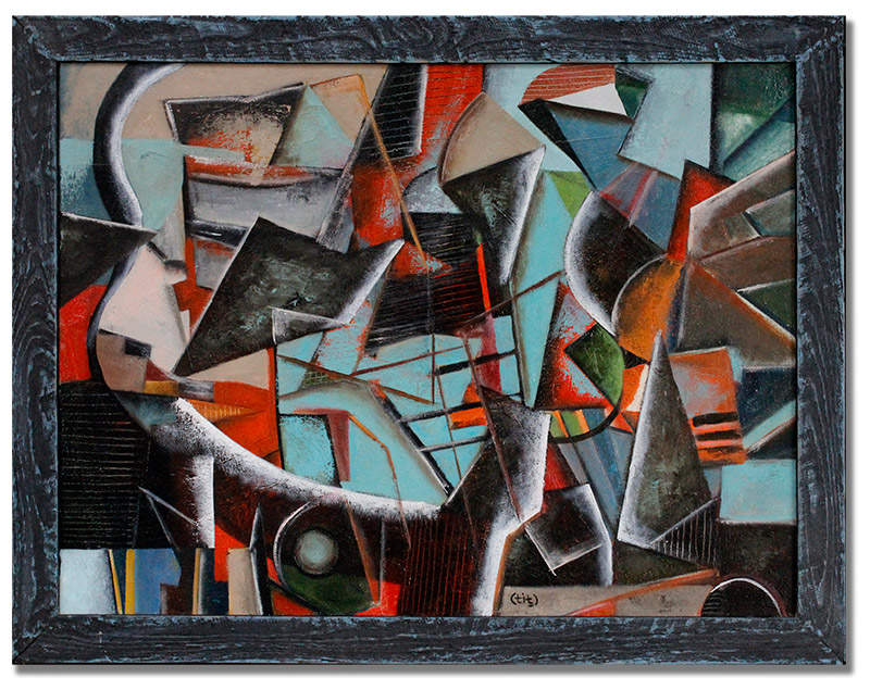 Painting, 80 w x 60 h cm Oil on canvas