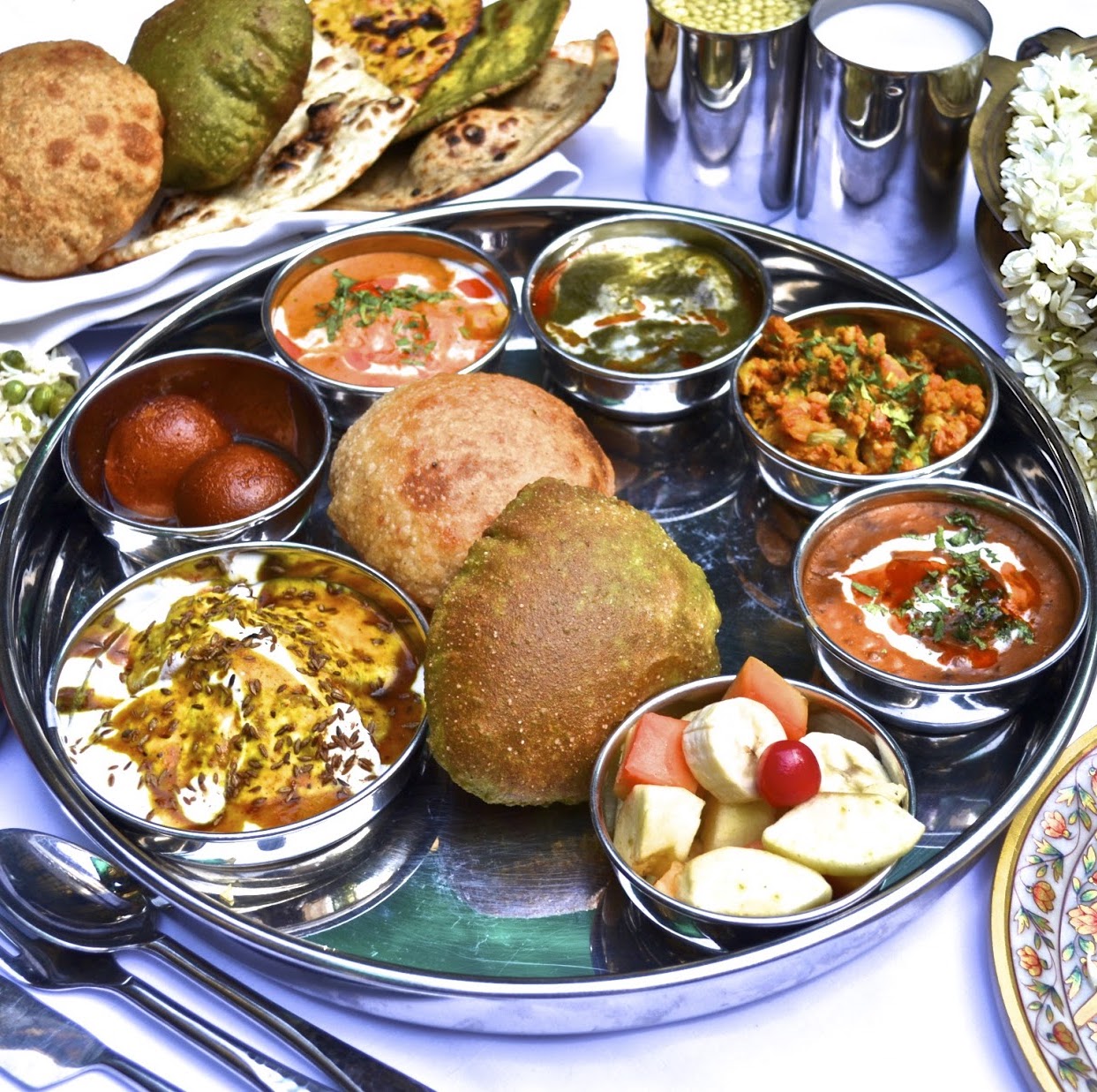 Indian food plate