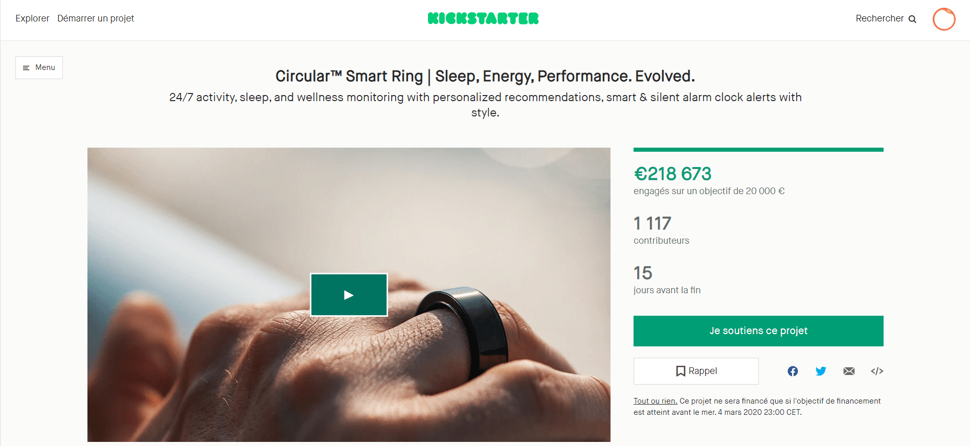 Kickstarter campaign - Update #1