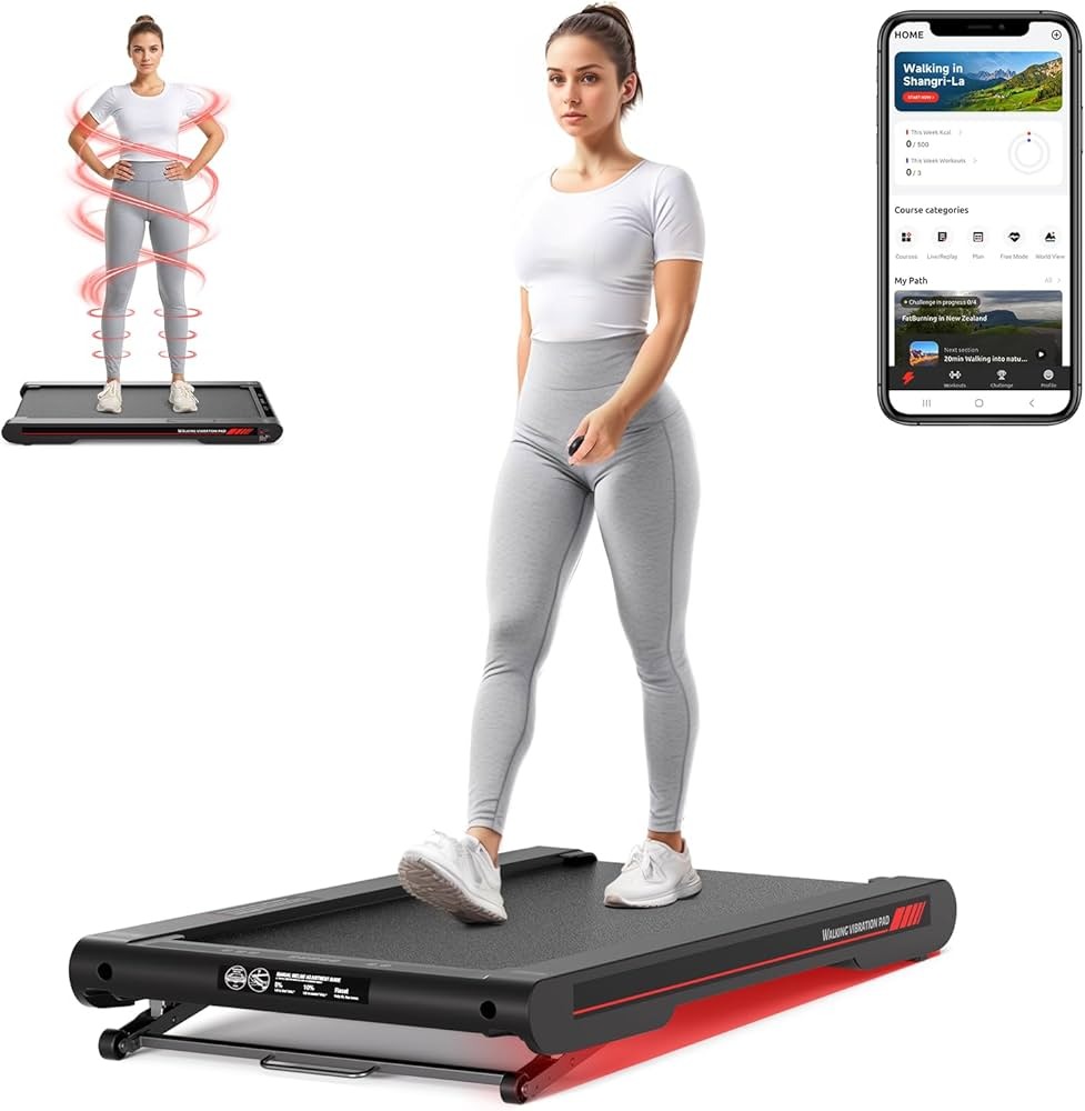 Sperax Walking Vibration Pad with Manual Incline,Under Desk Treadmill for  Home,4 in 1 Treadmill Portable : Buy Online at Best Price in KSA - Souq is  now Amazon.sa: Sporting Goods