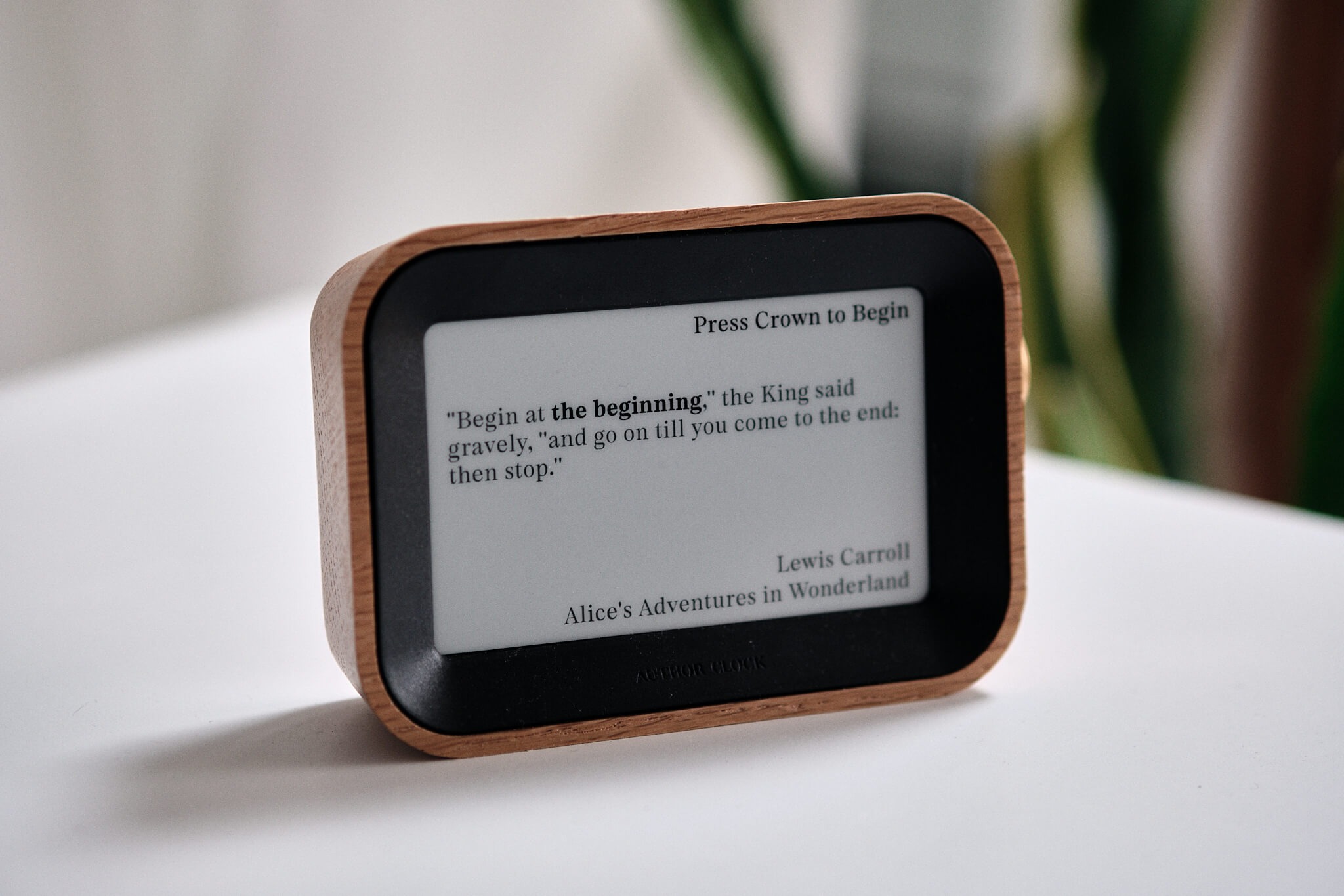 Author Clock Review — A Fresh Way to Display Time — minimalgoods