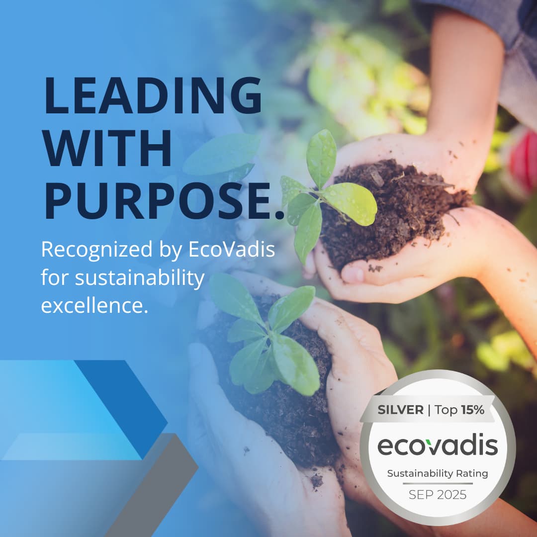 JAS has been awarded a Silver Medal in the EcoVadis sustainability assessment, achieving a score of 75 points.