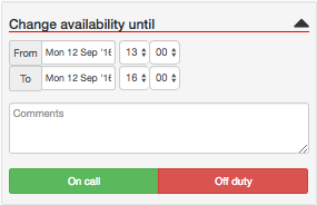 Change availability fast