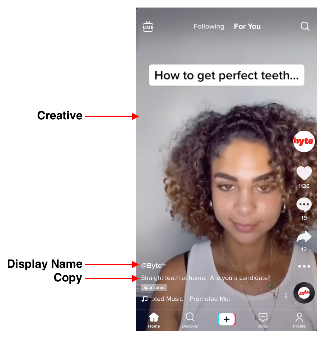 TikTok ad unit example