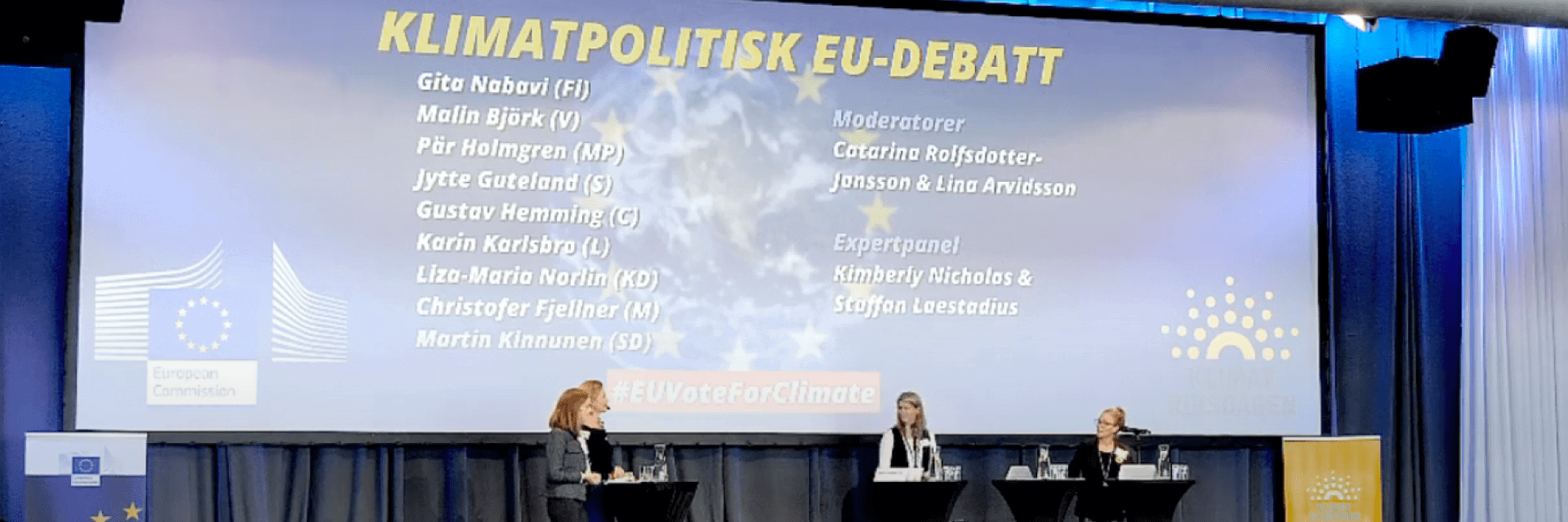 Klimatdialog: Civilsamhället möter EU-kandidaterna