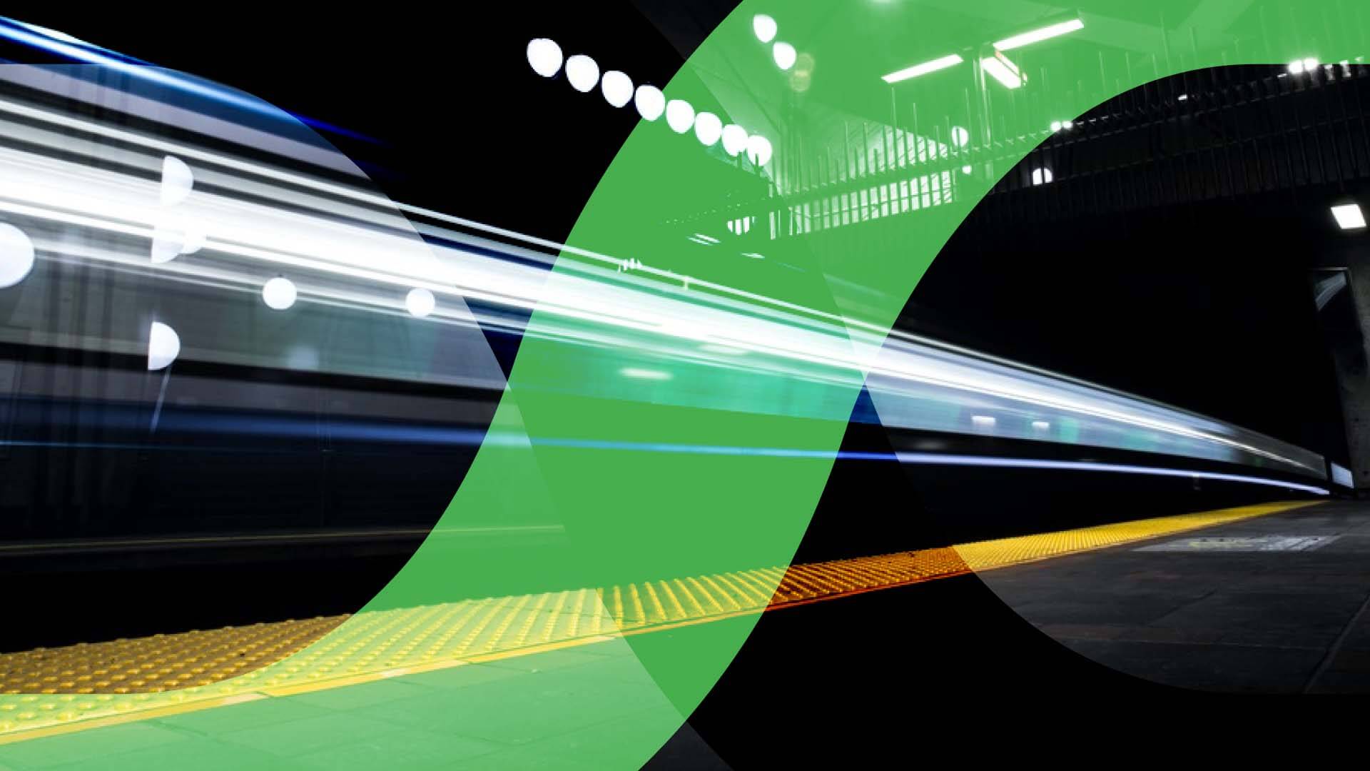 Exponential Race to Zero — Transport