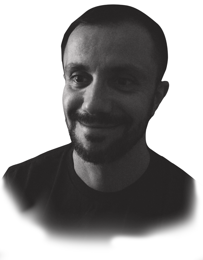 Sergio's smiling face.