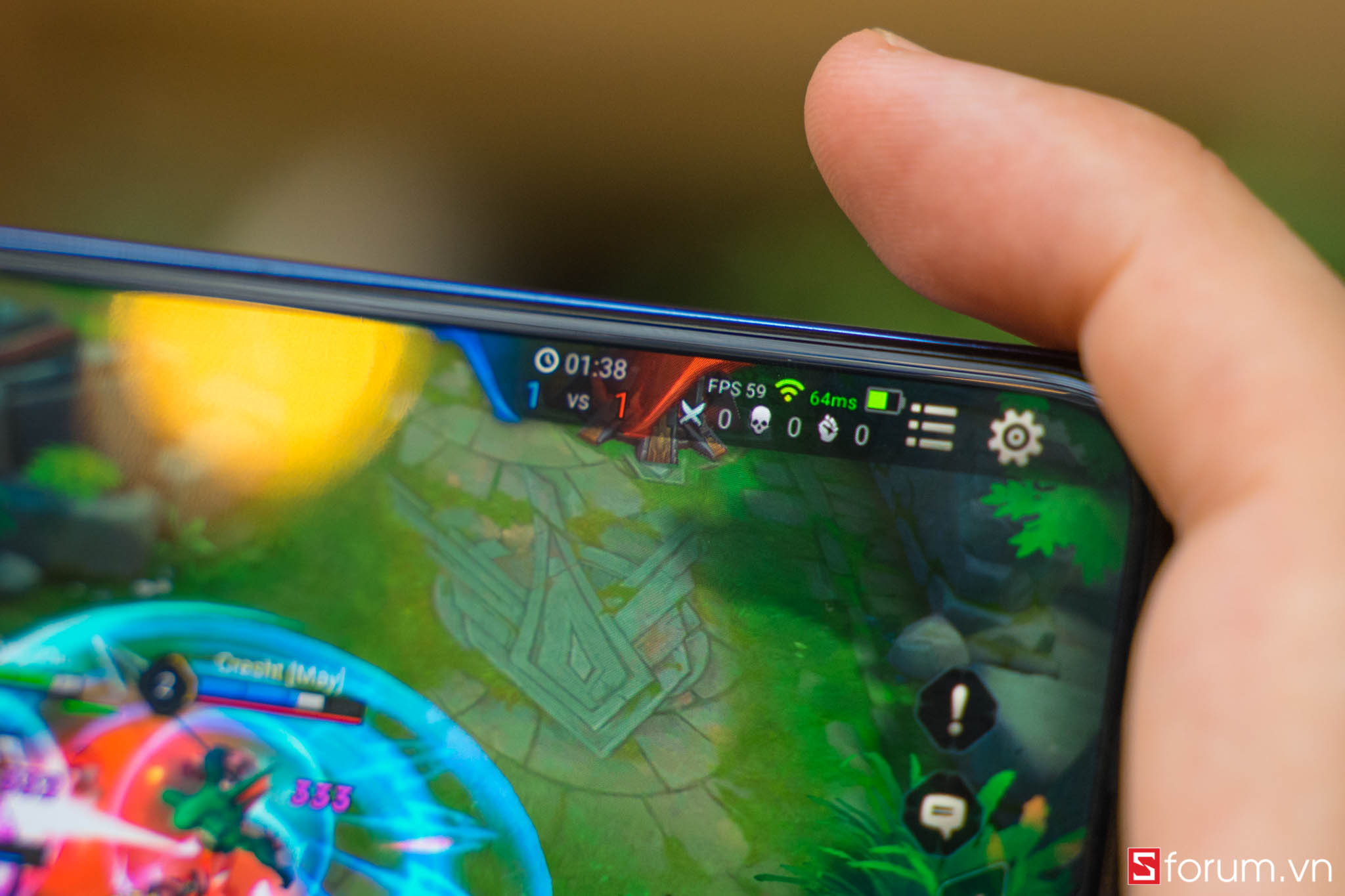 Đánh giá hiệu năng Galaxy A70 trên game Liên Quân Mobile