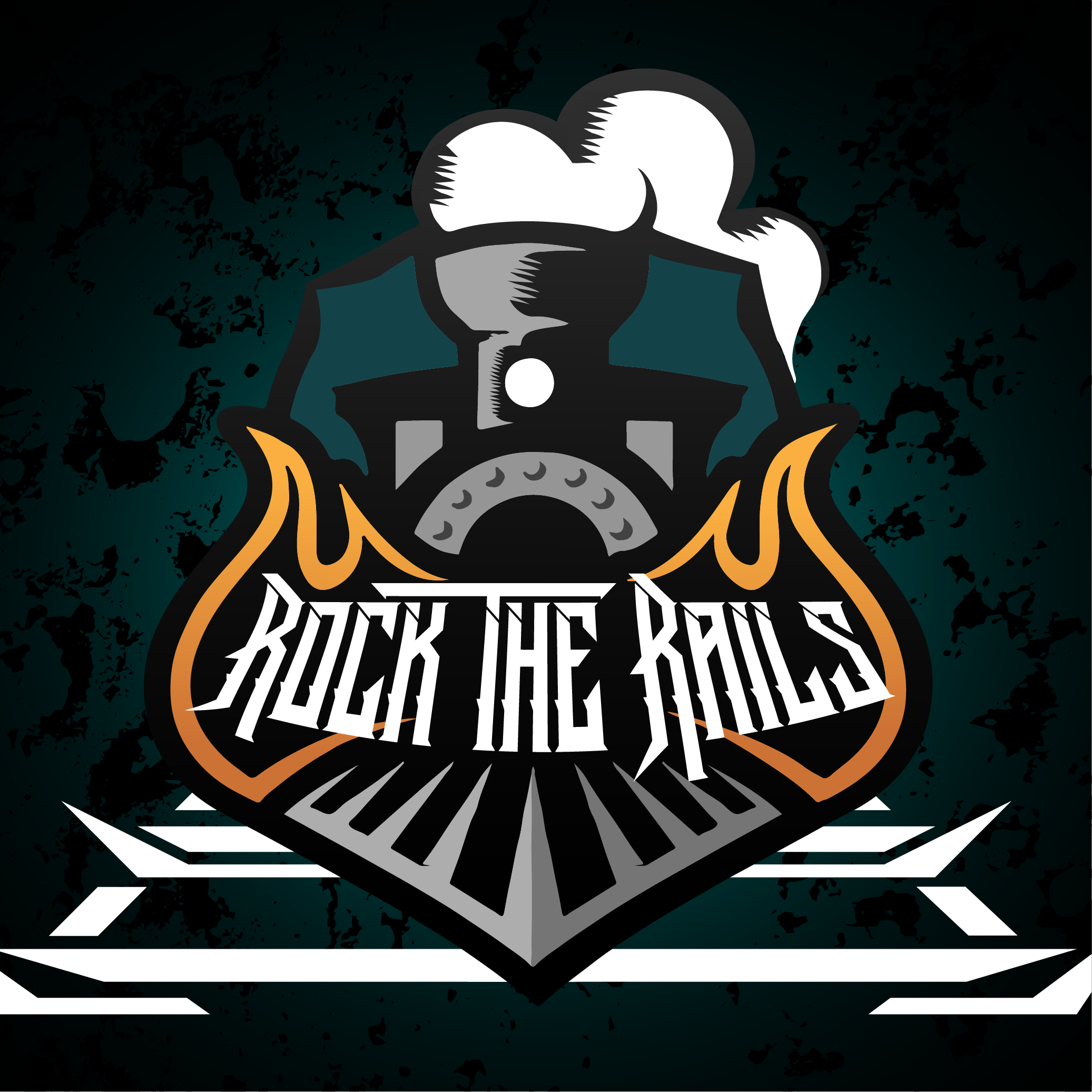 Rock the rails logo