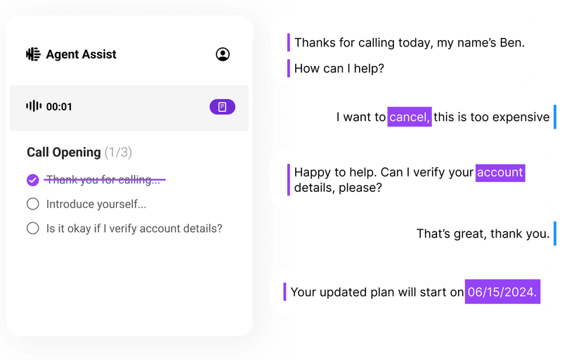 Real-Time Agent Assist | AI Agent Assistance