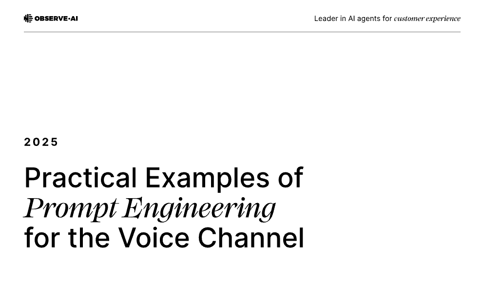 2025 Practical Examples of Prompt Engineering For the Voice Channel