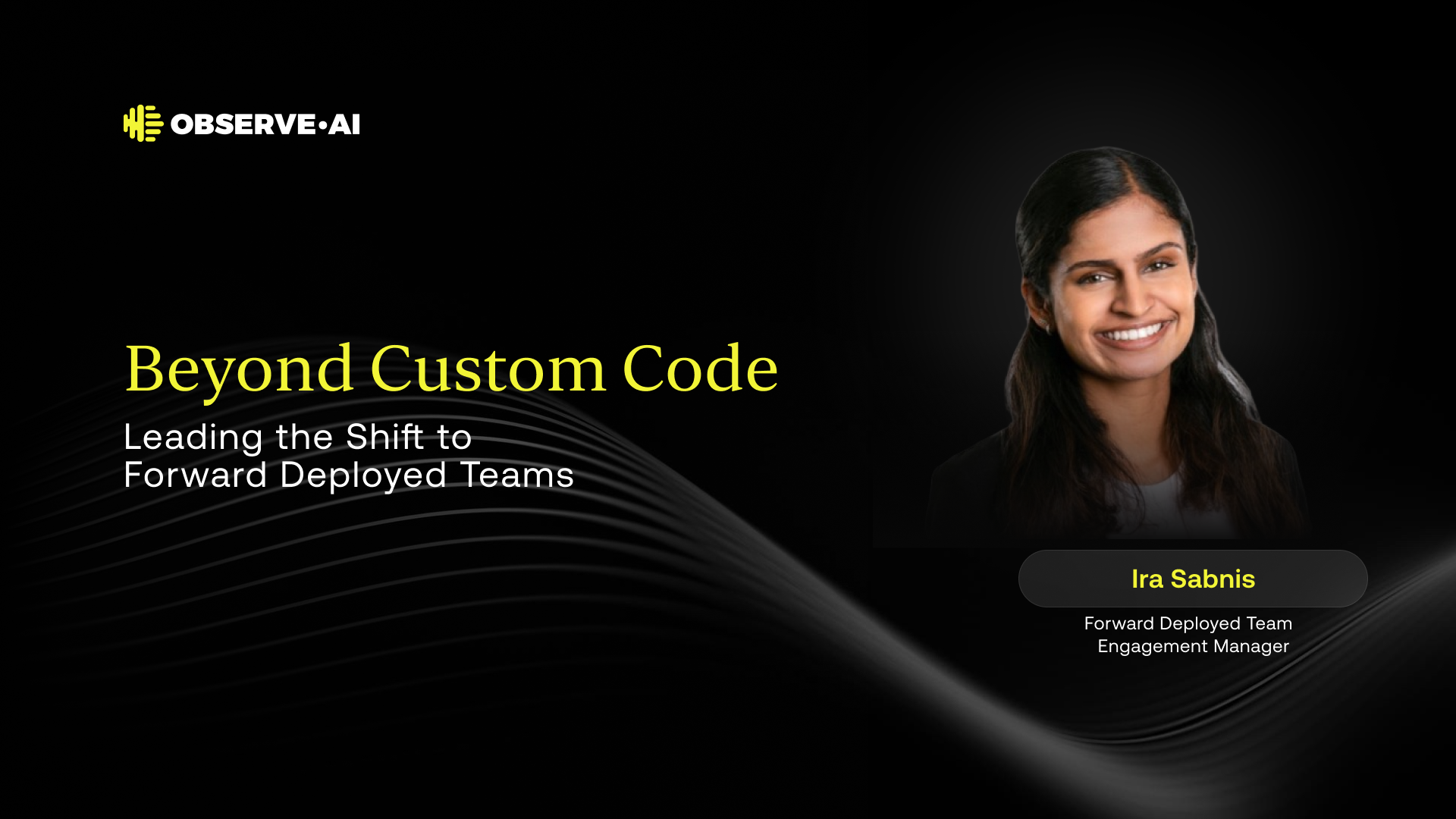 
Insight from the frontlines of our Forward Deployed Team as they build at the intersection of systems. 