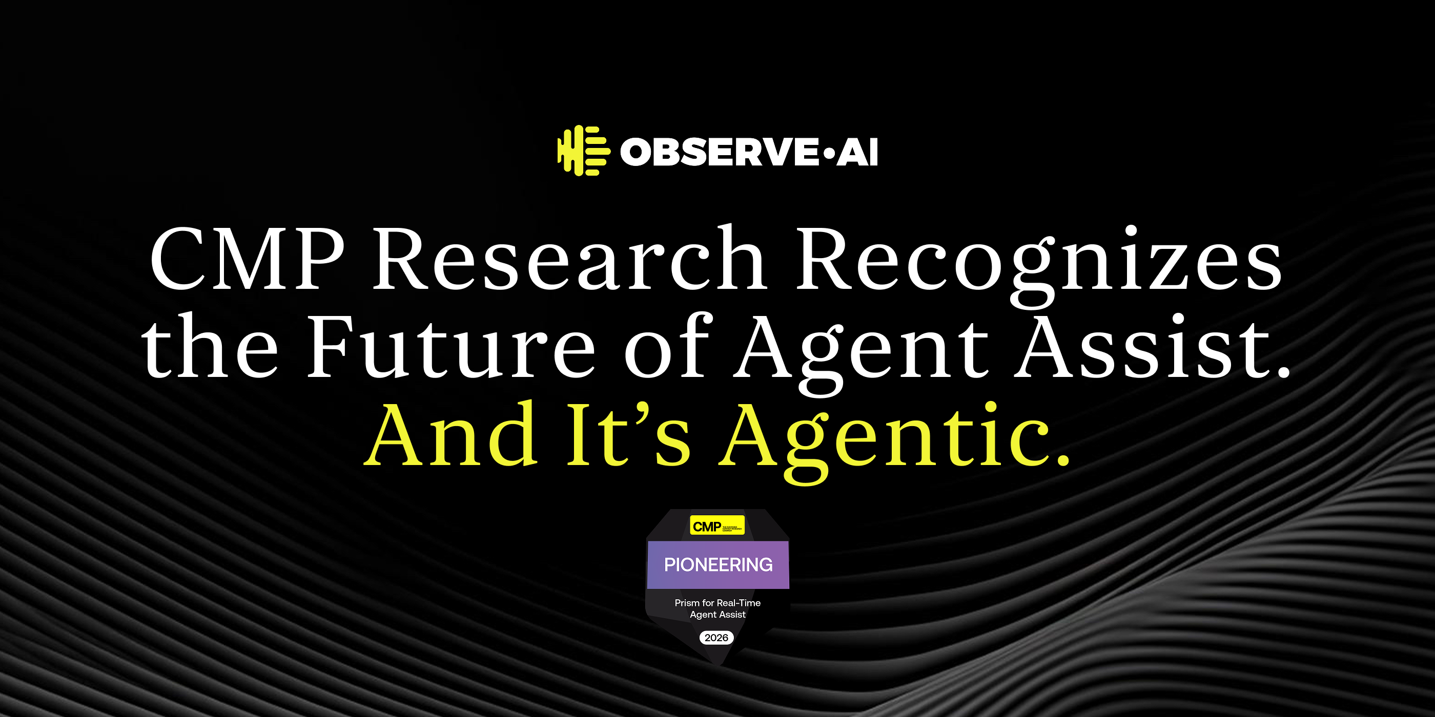 CMP Research Recognizes the Future of Agent Assist—and It's Agentic