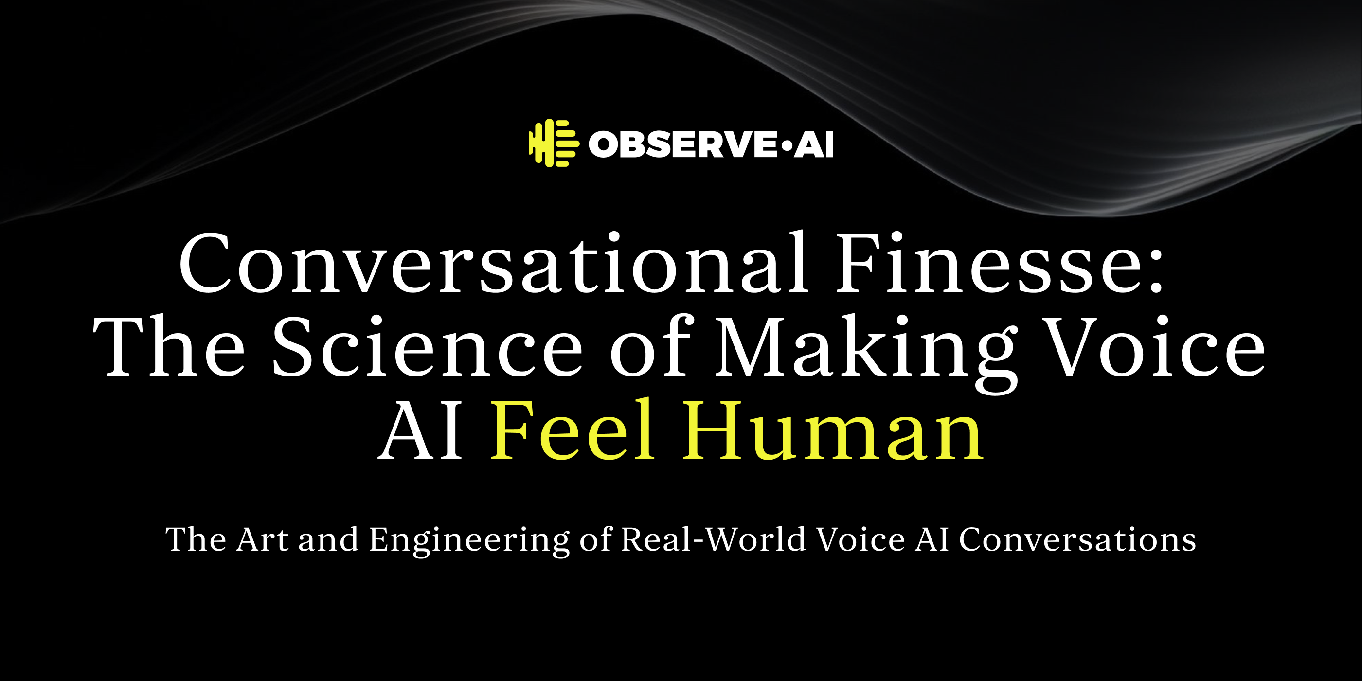 
How Observe.AI’s intelligent background speech filter removes the friction hiding inside every call — and why that changes everything for voice AI. 