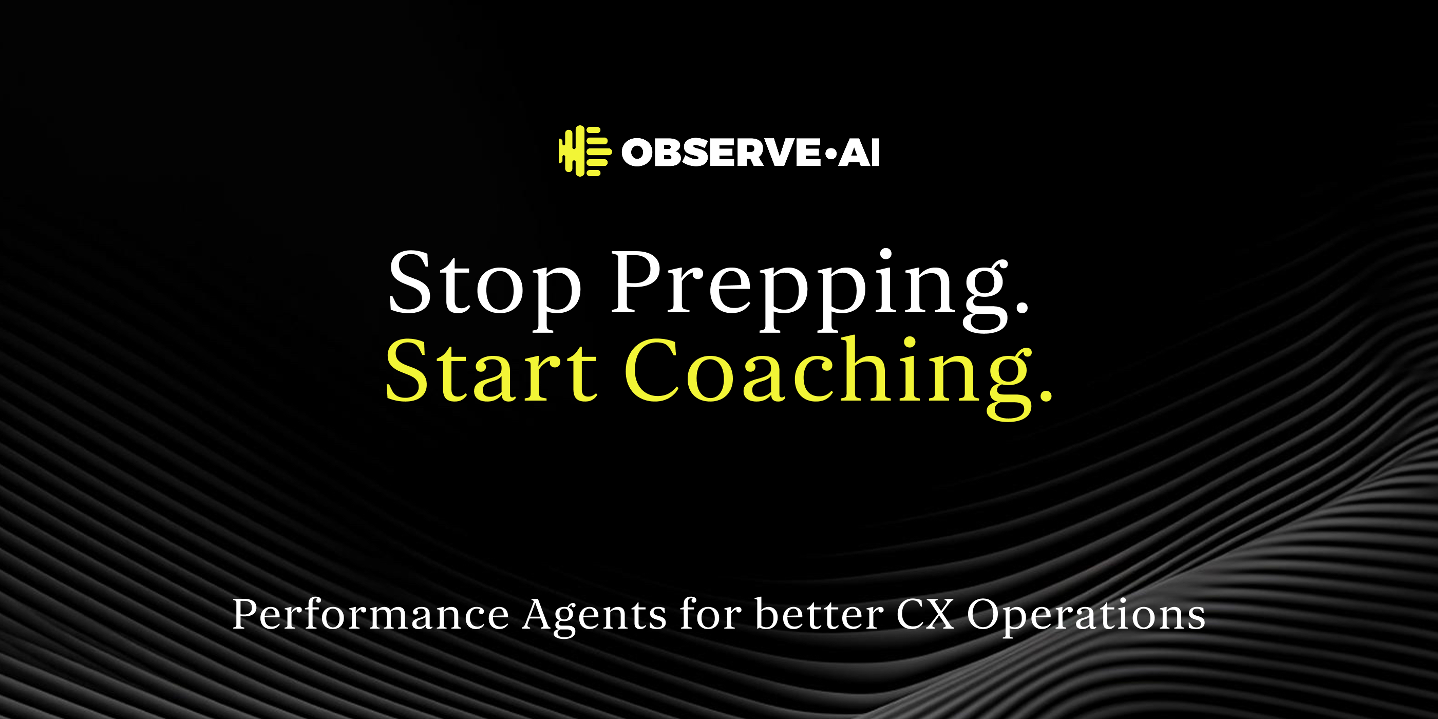 Stop Prepping. Start Coaching.