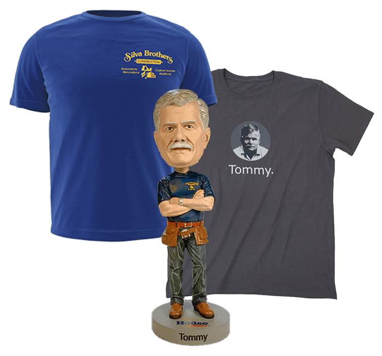 Tommy Gift Bundle with Bobble Head and 2 T-Shirts