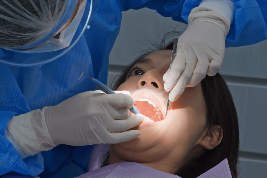 sabbiatura pulizia denti primadent