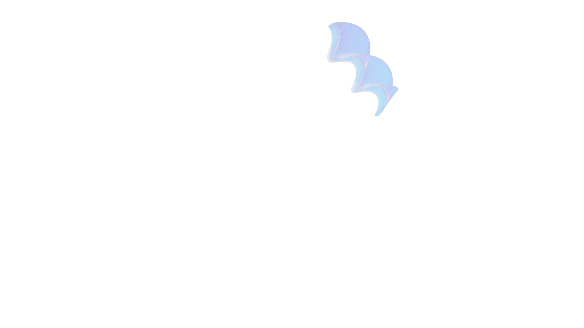 3D transparent parallax rendered spiral.