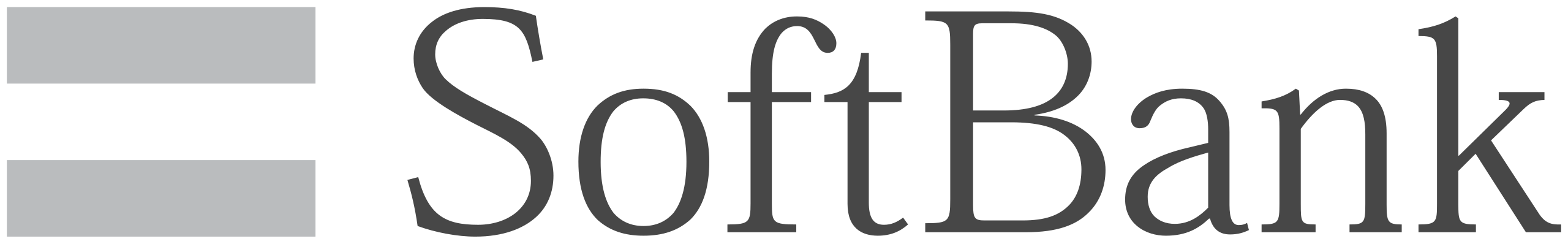 Soft bank logo.