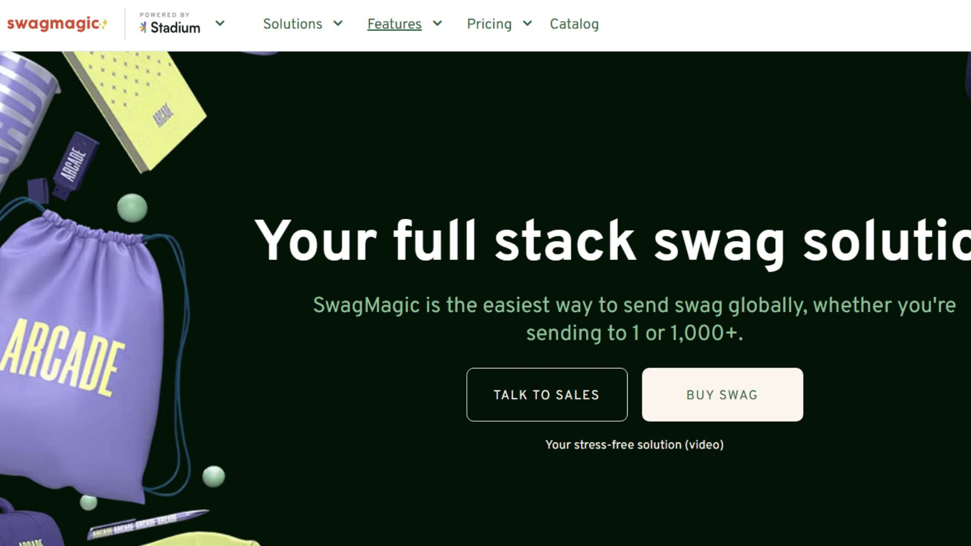 SwagMagic homepage
