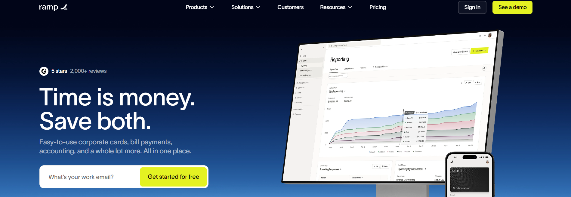 Ramp homepage